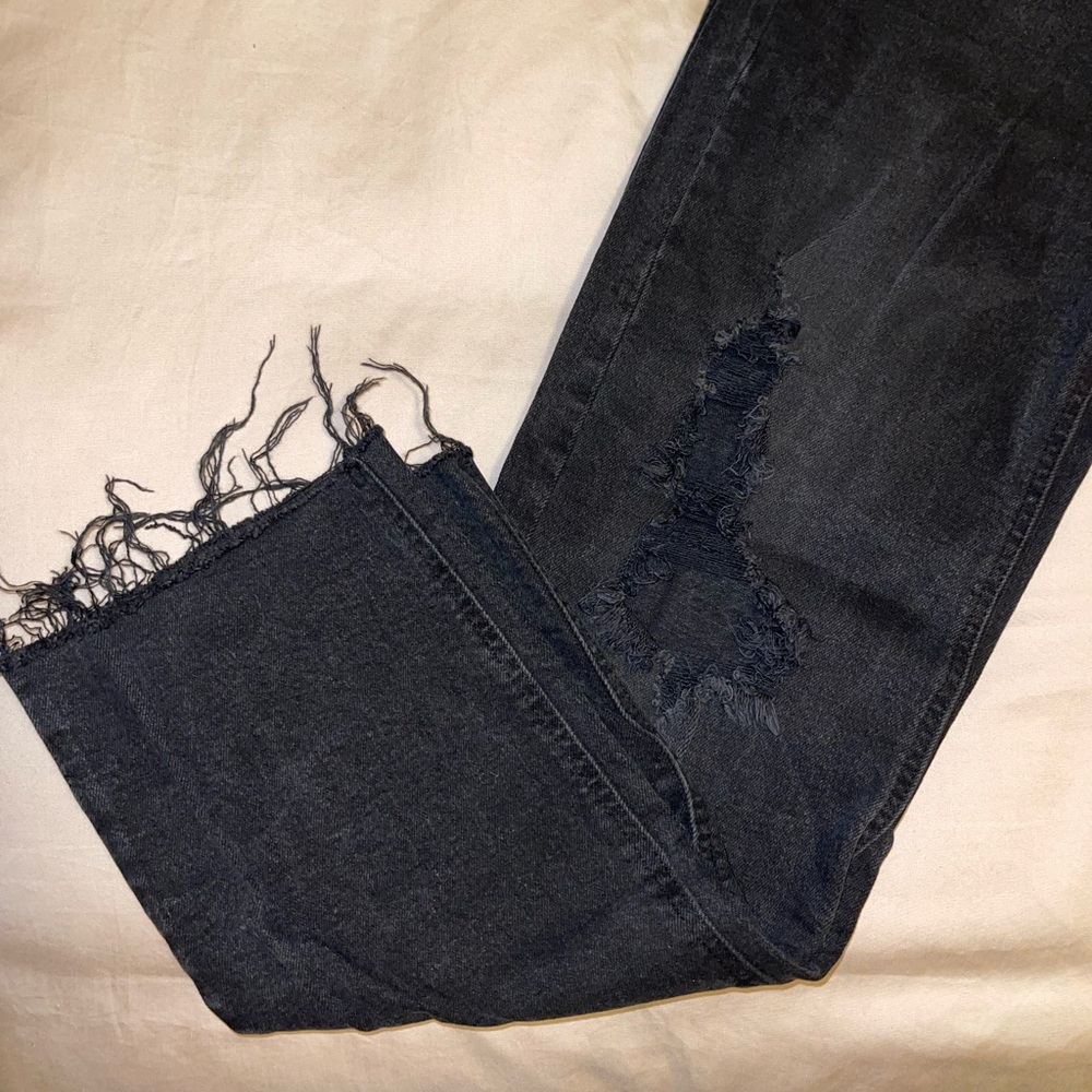 Black Ripped Jeans - Picture 3 of 5